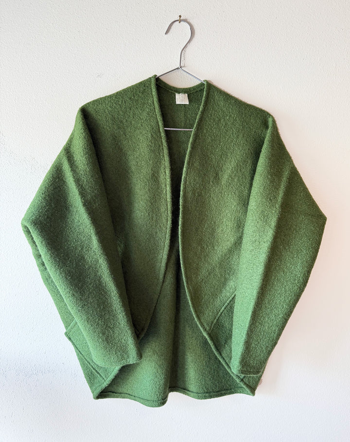 Boiled Wool - The Maybe Wrap, with Pockets