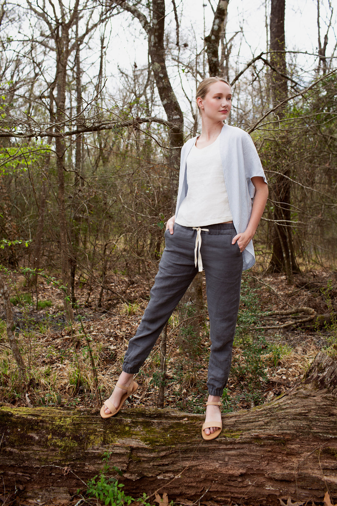 Linen - The Short Sleeve Maybe Wrap