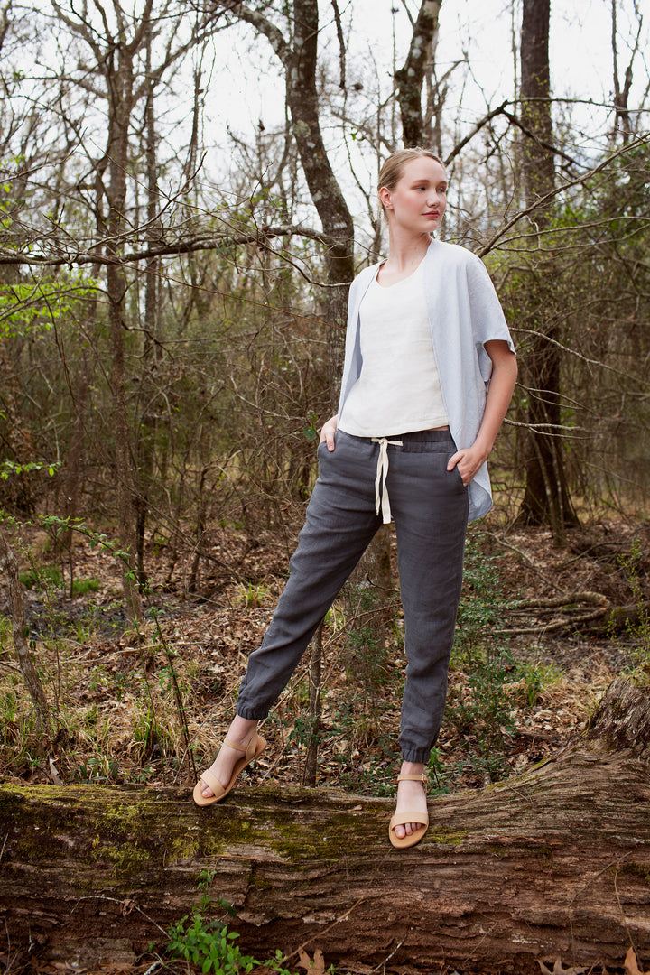 Linen - The Short Sleeve Maybe Wrap